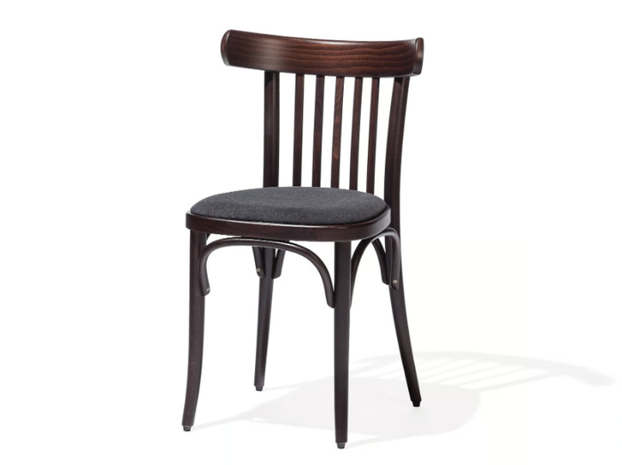 N° 763 - Wooden chair with integrated cushion _ TON