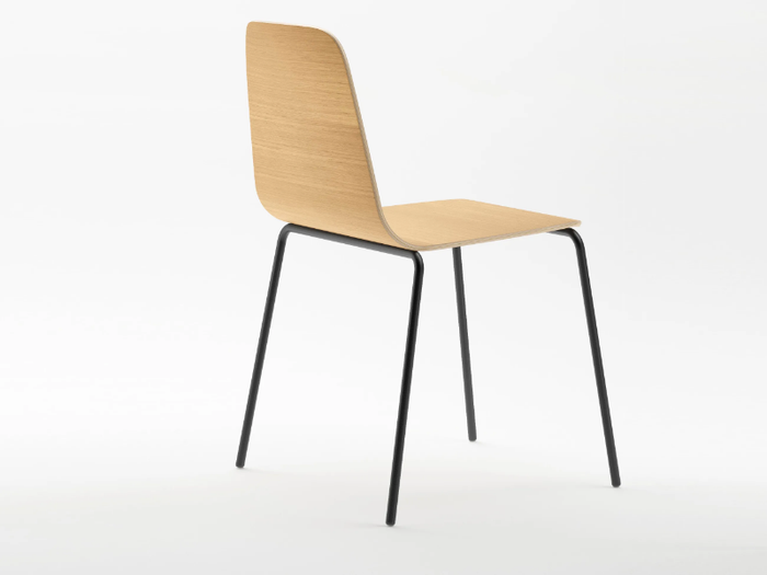 BISELL METAL - Wooden chair _ TREKU