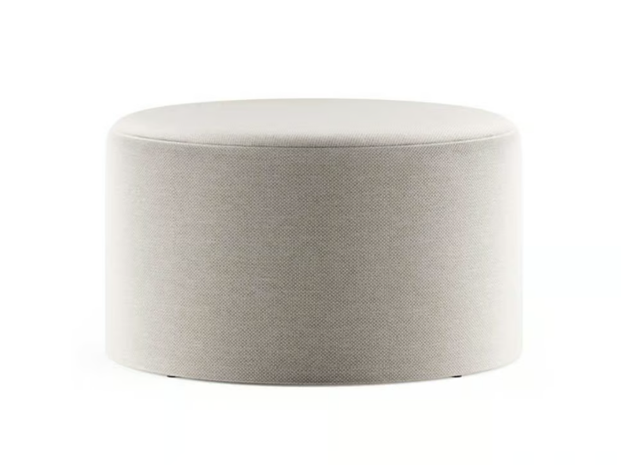 ARC - Upholstered round fabric pouf _ TRNK