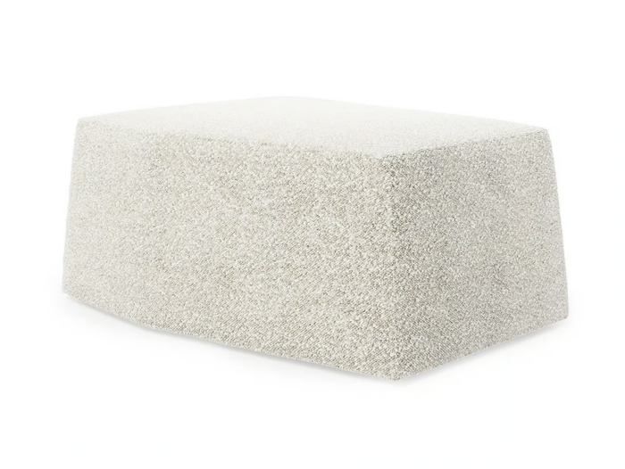 BAMBARA - Upholstered rectangular fabric pouf _ TRNK