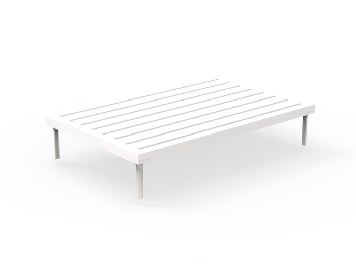 CLEOSOFT-ALU - Low aluminium garden side table _ Talenti