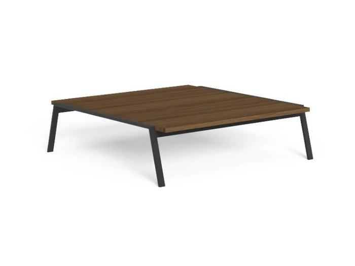 COTTAGE - Low iroko coffee table _ Talenti