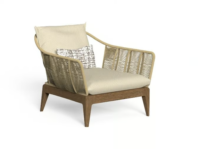 CRUISE TEAK - Armchair with armrests _ Talenti