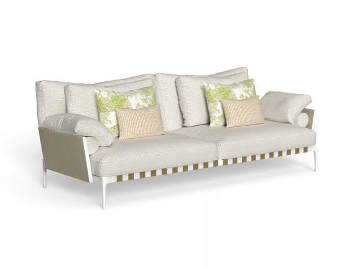 SALINAS - 3 seater fabric garden sofa _ Talenti