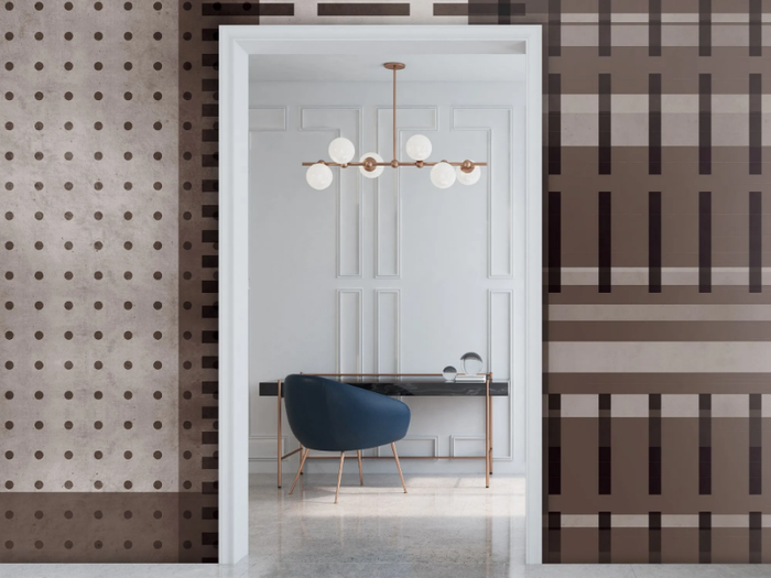 METROPOLIS 3 - Motif washable wallpaper _ Texturae