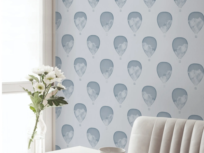 VERNE PATTERN - Motif washable wallpaper _ Texturae