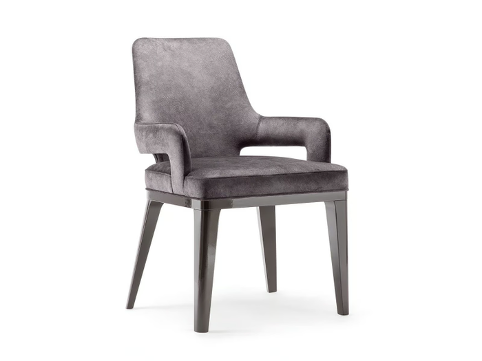 ASPEN - Upholstered chair with armrests _ Tirolo