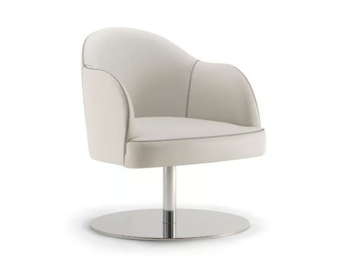 CHICAGO - Upholstered easy chair with armrests _ Tirolo