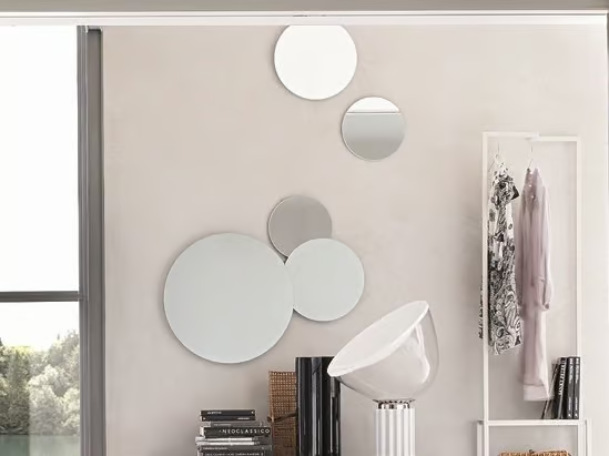 BOLLE - Round wall-mounted mirror _ Tomasella