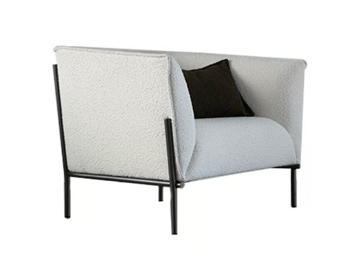 ARIA - Fabric armchair with armrests _ Tonon