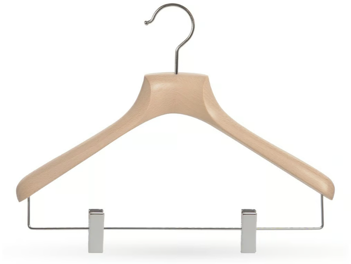 MARCELLO CASUAL WITH CLIPS - Beech clothes hanger _ Toscanini