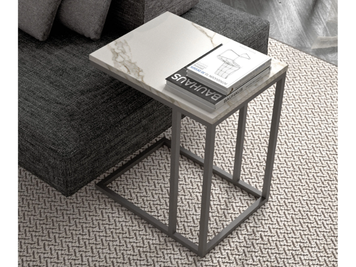 SQUARE - Handmade rectangular side table _ Tremolada