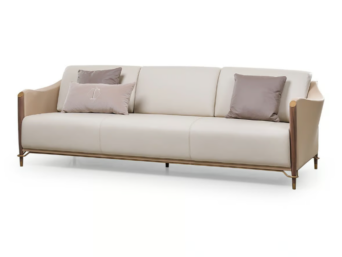 MELTING LIGHT - 4 seater leather sofa _ Turri