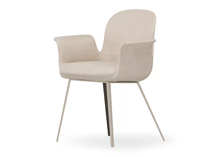 SOUL - Fabric chair with armrests _ Turri