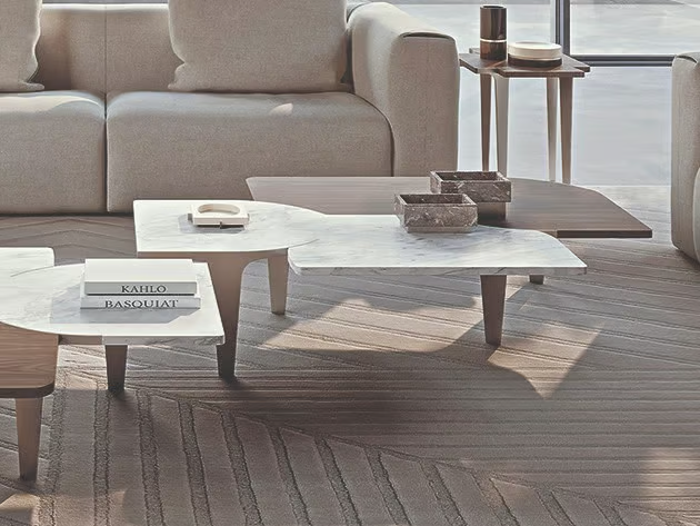 SOUL - Low marble coffee table _ Turri