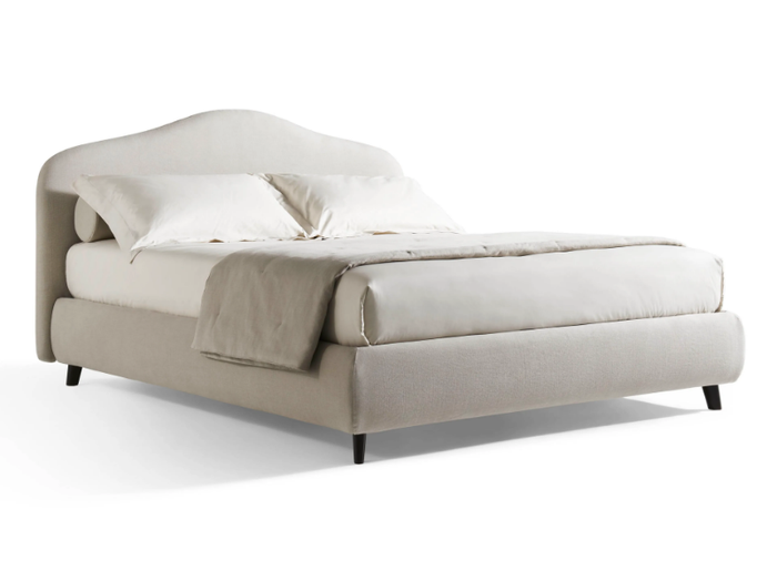 MEDEA - Double bed with upholstered headboard _ Twils