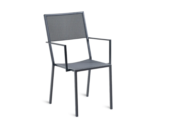 CONRAD - Stackable chair with armrests _ Unopiù