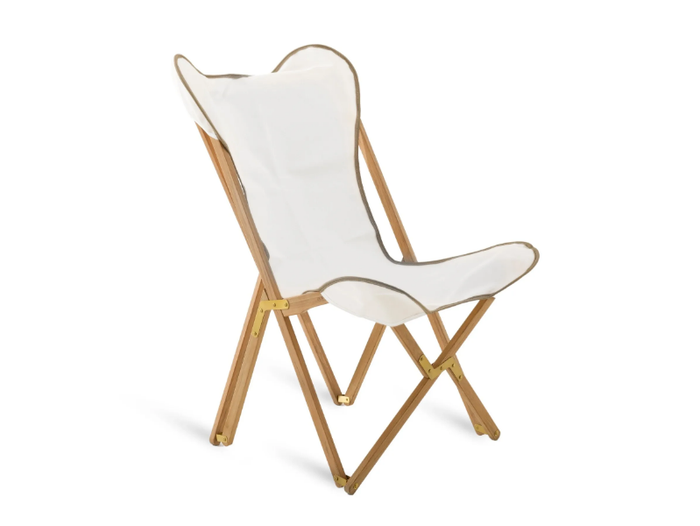 CHELSEA - Folding armchair in teak and cotton _ Unopiù