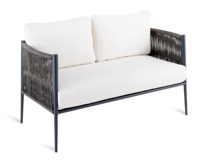 LUCE - Acrylic fabric garden sofa with removable cover _ Unopiù