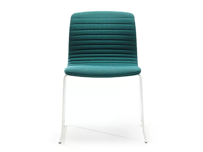 UNION GUEST - Sled base upholstered chair _ VAGHI