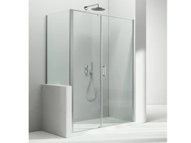 LINEA L2+LP - Tempered glass shower cabin _ VISMARAVETRO