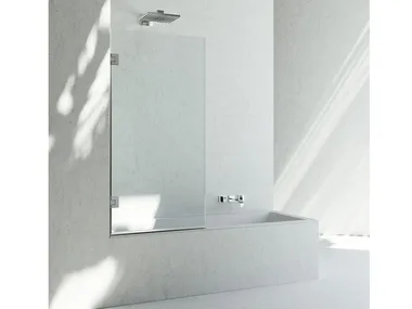 HV - Glass bathtub wall panel with hinged doors _ VISMARAVETRO