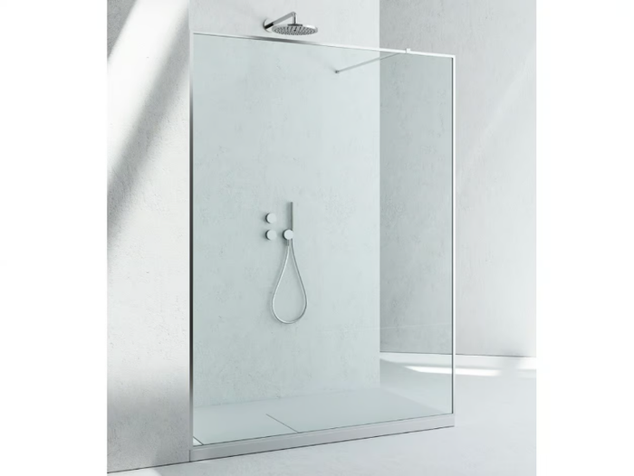 SK-IN PKT - Corner custom crystal Walk in shower _ VISMARAVETRO