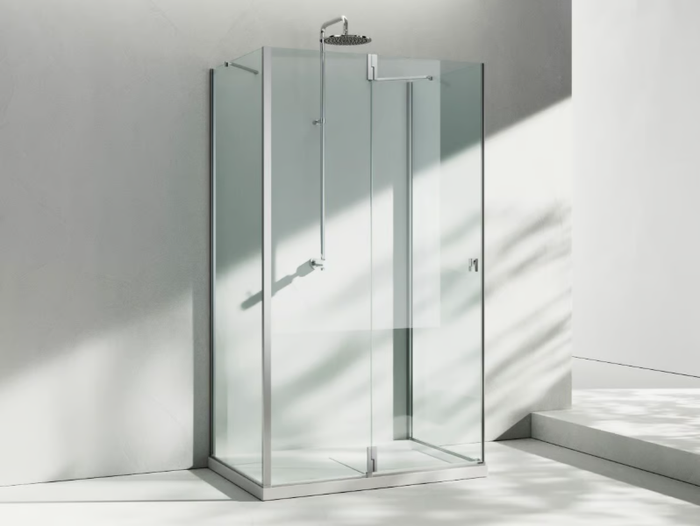 SUPERSINTESI XF+XA+XG - Glass shower cabin with hinged door _ VISMARAVETRO