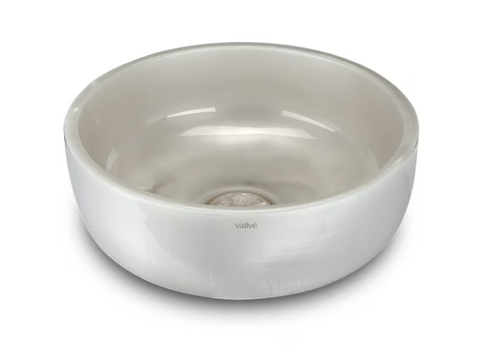 BOWL ROUND 30 - Countertop round resin washbasin _ Vallvé