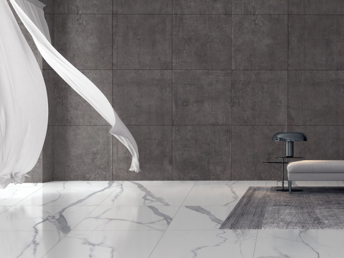 TRILOGY MARBLE - Porcelain stoneware wall/floor tiles with marble effect _ Valmori