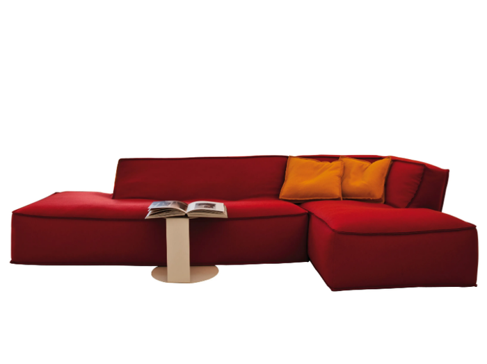 NOE - Sectional fabric sofa with removable cover _ Verzelloni