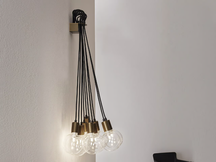 E19 - Glass and steel wall lamp _ Vesoi