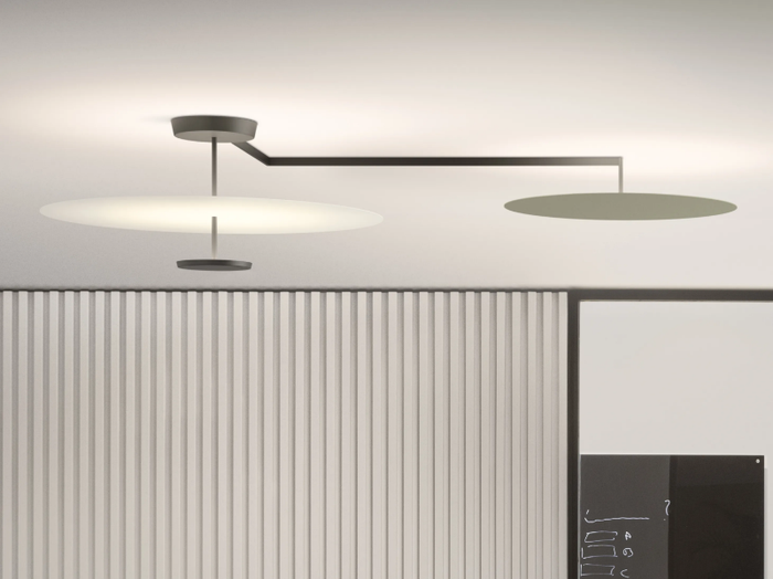 FLAT 5924 - LED metal ceiling lamp _ Vibia