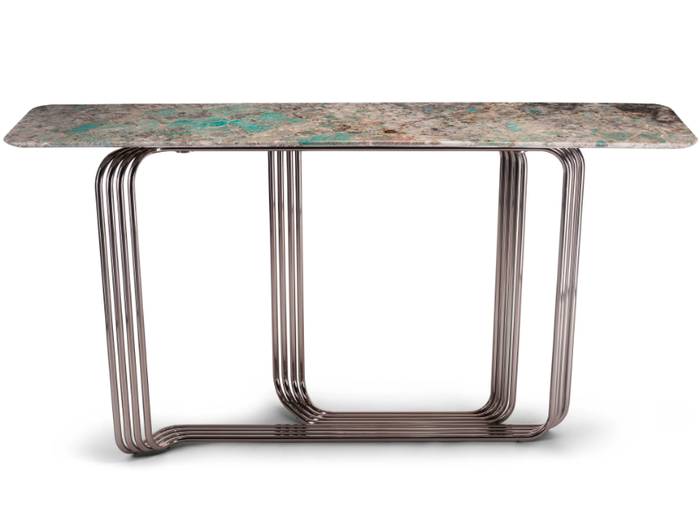 VINCENT - Rectangular marble console table _ Visionnaire