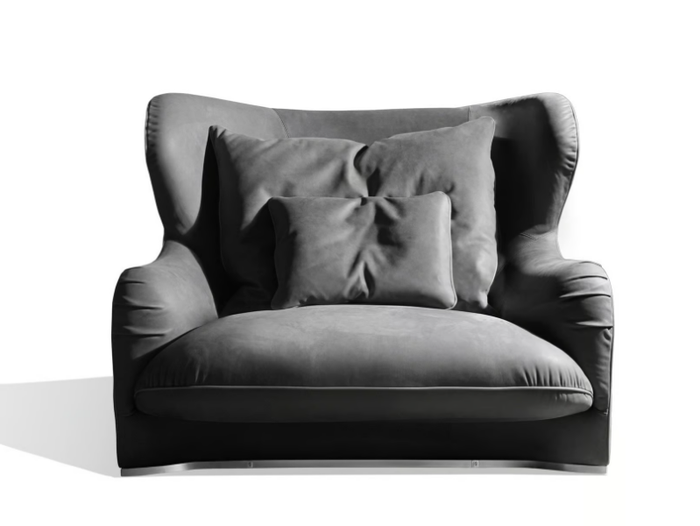 BALANCE - Wing upholstered fabric armchair _ Visionnaire