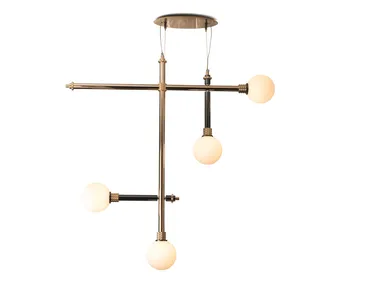 ALPHA - Brass chandelier _ Visionnaire