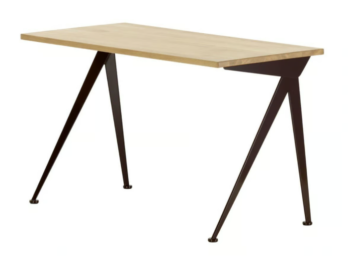 COMPAS DIRECTION - Rectangular solid wood writing desk _ Vitra