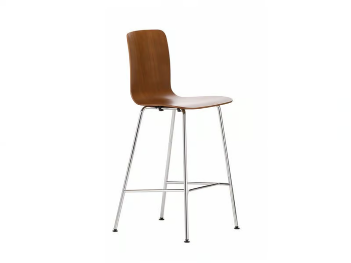 HAL PLY STOOL MEDIUM - Wooden barstool _ Vitra