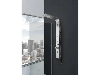 AMBRA - Wall-mounted shower panel with hand shower _ WEISS-STERN