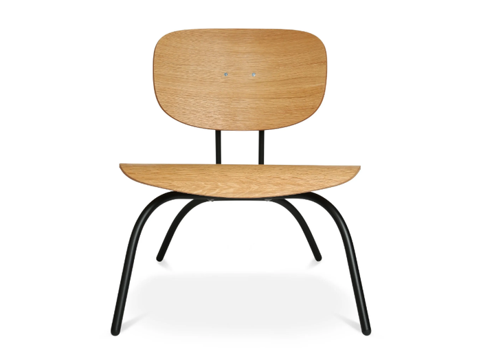 W-1970 LOW - Wooden easy chair _ Wagner