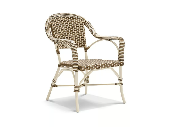 ADELE - Resin garden chair with armrests _ Walters