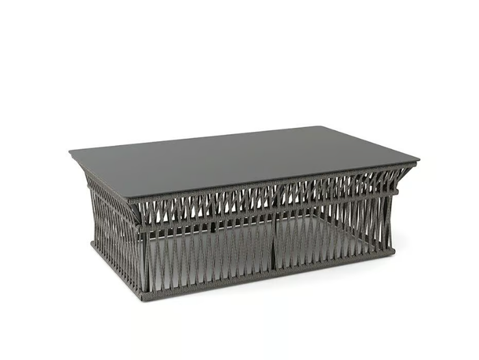 LONGSHORE - Rectangular aluminium coffee table _ Walters