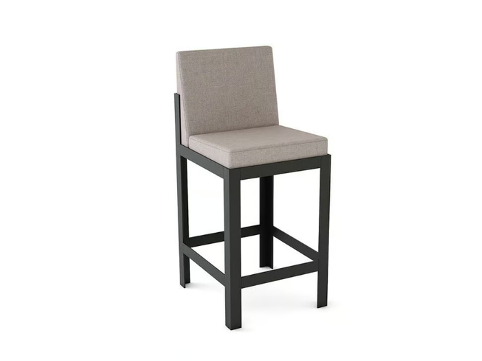 MORE COMFORT - Upholstered fabric barstool _ Walters