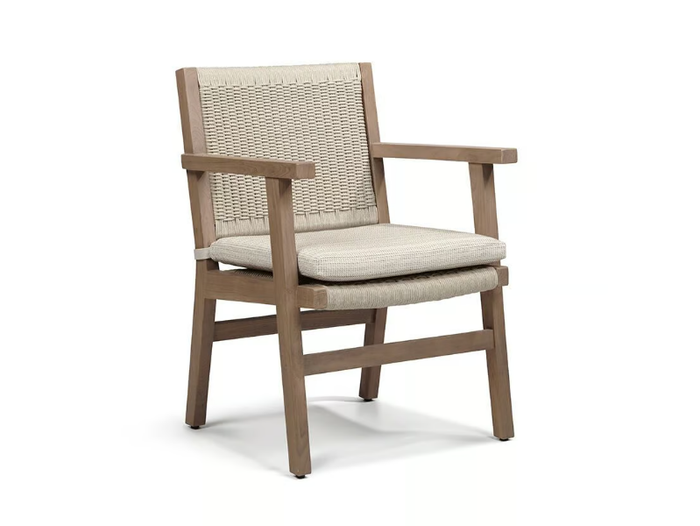 RESORT KAUAI - Teak garden chair with armrests _ Walters