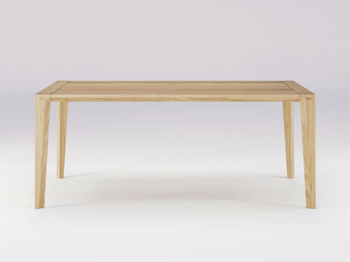 RAIA - Rectangular solid wood table _ Wewood