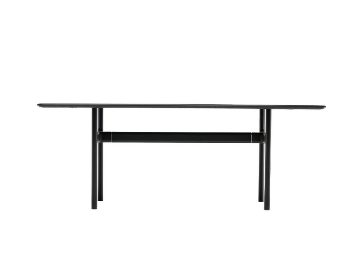 BRIONI - Rectangular detachable solid wood table _ Woak