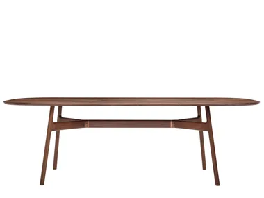 MARSHALL - Solid wood dining table _ Woak