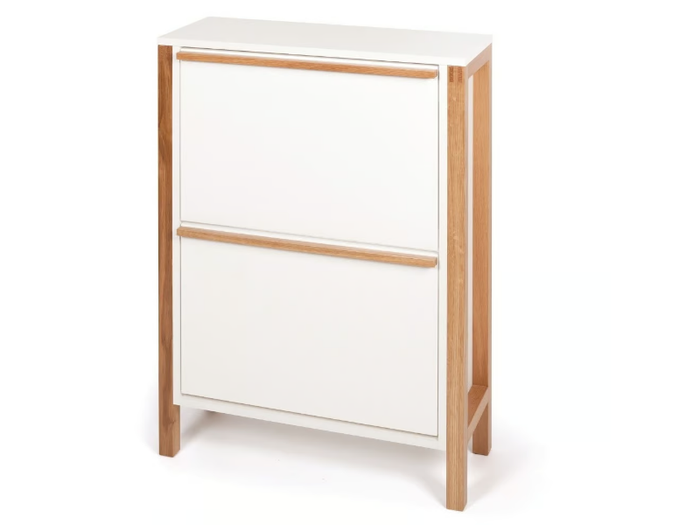 NORTHGATE - Melamine-faced chipboard shoe cabinet _ Woodman