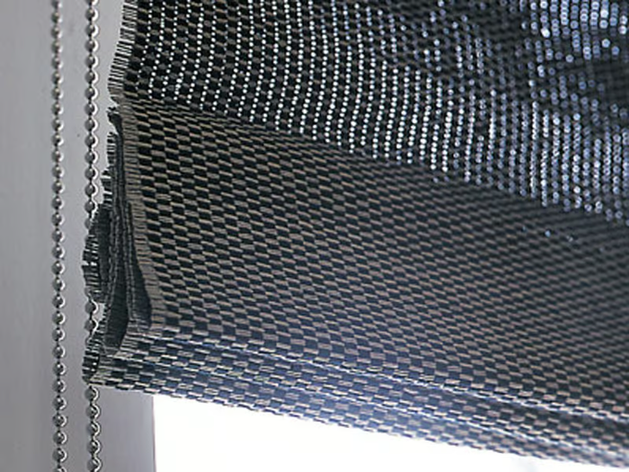 FOLDING BLIND WITH CHAIN - Sheer paper yarn roman blind _ Woodnotes