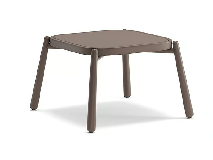 TURTLE - Square aluminium garden side table _ YAAZ